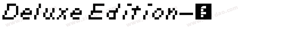 Deluxe Edition字体转换